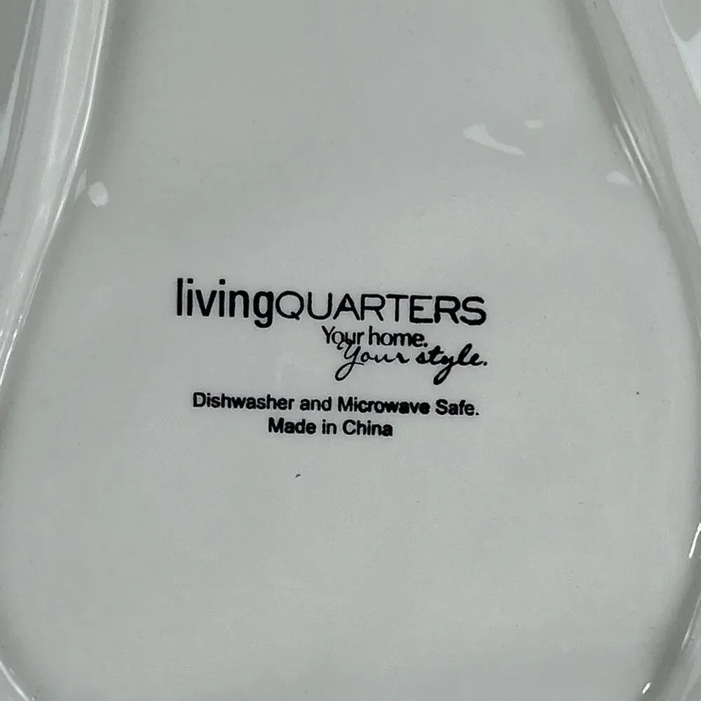 Living Quarters Santa Clause Head Cookie Plate Serving Tray Your Home Your Style